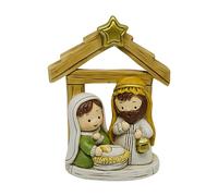 Set Per Presepe - Presepe, Presepe In Miniatura Con Piccola Mangiatoia, Statuine Centrotavola - Decorazione In Resina Per La Nascita Di Gesù, Set Di Statuette Per Statuette Del Presepe