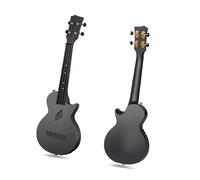 Set Per Principianti Acustici Ukulele In Fibra Di Carbonio Nero Strumento Fingerstyle Ukulele Professionale