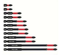 Set per punte Cacciavite PH2 12pz Acciaio Cromo Vanadio Set per
