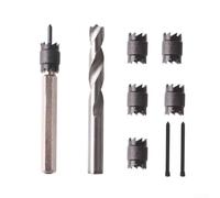 Set per punte per trapano Spot Weld 10 HSS Set per punte per | Acciaio HSS , resistenza ruggine, per ideale fabbri e hobbisti, kit completo 10 pezzi