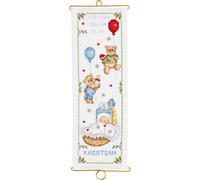 Set per punto croce Permin "Battesimo", schema per il conteggio, 14x40cm, 36-234