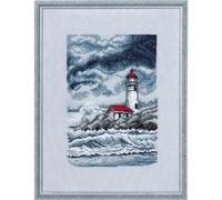 Set per punto croce Permin "Faro", schema per il conteggio, 26x35cm, 12-0166