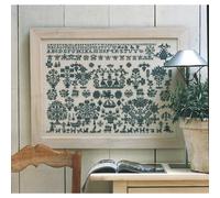 Set per punto croce Permin "Sampler", schema per il conteggio, 64x67cm, 39-0480
