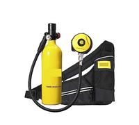 Set per serbatoio subacqueo, mini cilindro da 1 l, respiratore, pompa manuale per snorkeling, attrezzatura subacquea, canottaggio, viaggi (C)