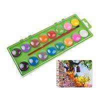 Set per | Set di pittura con pennello, ispira la pittura creativa, set di pittura ad 16 colori con pennello, kit di disegno educativo per artisti debutta