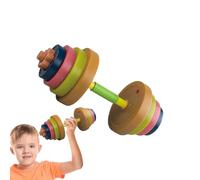 Set per sollevamento per bambini - Divertente attrezzatura da allenamento regolabile Giocattolo da allenamento leggero e sicuro che crea fiducia e abitudini | ottimo per bambini piccoli, bam