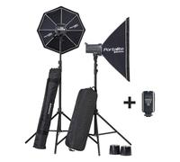 Elinchrom D-LITE RX 4/4 Softbox To Go Nero set di attrezzature per studio fotografico, 20839.2.EU