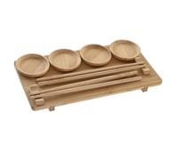 Set per Sushi DKD Home Decor 24 x 0,5 x 0,5 cm Naturale Orientale