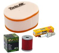 Set per Suzuki Dr 125 Se SF44 Dr 1995-2000 Manutenzione Filtro Aria Olio Candela