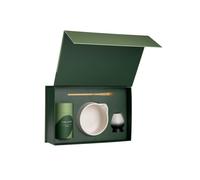 Set per tè matcha CHiATO Zen Yin Yang - Bianco / Nero