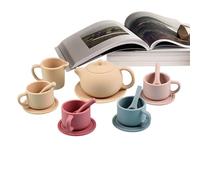 Set Per Tea Party: Utensili Da Cucina Giocattolo, Set Da Tè Per Giochi Di Finzione, Mini Stoviglie Colorate | Accessorio Creativo Per Giochi Di Ruolo Per Ragazzi E Ragazze, Bambini In Età Prescolare,