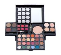 Set per Trucco, Multicolore per Trucchi, Valigetta riempita, per ombretto e Sopracciglia, Set di Strumenti per Cosmetici