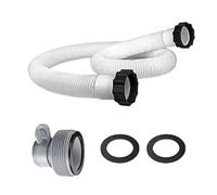Set per tubi per piscina 1,5 m 40 mm con morsetti per piscine per intex