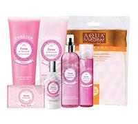 SET PERLIER FRESIA: DOCCIA SCHIUMA 250ML+ CREMA CORPO 250ML+ SAPONE SOLIDO+ PROFUMO 100ML+ ACQUA PROFUMATA 200ML+ DEODORANTE 100ML+ GUANTO SPUGNA