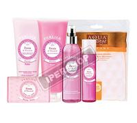 SET PERLIER FRESIA:DOCCIA SCHIUMA 250ML+ CREMA IDRATANTE 250ML+ SAPONE SOLIDO+ ACQUA PROFUMATA 200ML+ DEODORANTE 100ML+ GUANTO SPUGNA