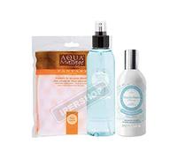SET PERLIER MUSCHIO BIANCO : PROFUMO 100ML + ACQUA PROFUMATA 200ML+ GUANTO SPUGNA
