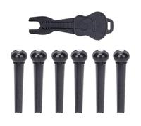 Set perni estrattori per ponte per chitarra acustica Picchetti per ponte per basso elettrico Estrattore per chiodi per corde Estrattore per perni Dispositivo per rimozione chiodi per corda facile