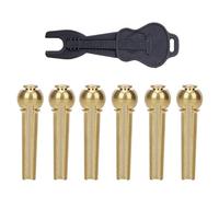 Set perni estrattori per ponte per chitarra acustica Picchetti per ponte per basso elettrico Estrattore per chiodi per corde Estrattore per perni Dispositivo per rimozione chiodi per corda facile