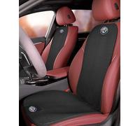 Set Personalizzati Coprisedili per Auto, Cuscini Seduta in Seta Ghiaccio Traspiranti e Antiscivolo Anteriori Posteriori, Accessori Decorazione Interni, Per Alfa Romeo Giulietta 2015-2020,bla-ck