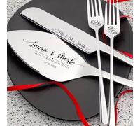 Set Personalizzato For Il Taglio Della Torta Nuziale, Spatola For Torta Incisa Personalizzata, Momenti Commemorativi Del Taglio Della Torta, Set For Servire La Torta For L'anniversario Di Matrimonio(S