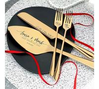 Set Personalizzato For Il Taglio Della Torta Nuziale, Spatola For Torta Incisa Personalizzata, Momenti Commemorativi Del Taglio Della Torta, Set For Servire La Torta For L'anniversario Di Matrimonio(G