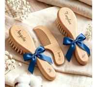 Set Personalizzato Pettine Spazzola Nome Inciso: Elegante Cameretta Bambini