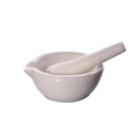 Set Pestello E Mortaio Set di mortaio e pestello in ceramica for uso domestico Ciotole for macinare for spezie da cucina Tè Macinapepe aglio Mini mulini for erbe Mulit Size(130mm)