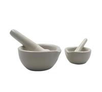 Set Pestello E Mortaio Set di mortaio e pestello in ceramica for uso domestico Ciotole for macinare for spezie da cucina Tè Macinapepe aglio Mini mulini for erbe Mulit Size(80mm)