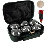 Set Pétanque - 6 bocce metalliche con custodia