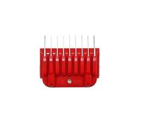 Set Pettine Guida In Acciaio Inossidabile For Animali, Lama Staccabile, Compatibile Con Andis, Compatibile Con Oster A5, Compatibile Con Clipper Serie Wahl KM(3mm-A5-9)