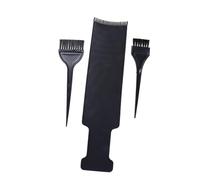 Set Pettine per Tintura Chioma Nero in Plastica, 3 Pezzi | Uso Domestico e Autoapplicazione, Pulizia Semplice, Protegge Cuoio Capelluto, Aiuta a Evitare Contatto con Radice