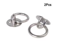 Set Piastre Occhielli Ancore Marine Acciaio 316 per Yacht e Ponti