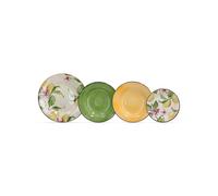 Tognana Zagara, Servizio piatti per 6 persone,18 pezzi, stoneware multicolor