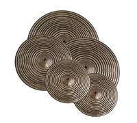 Set Piatti Fatti A Mano Hi-Hat 14"/Crash 16"/Crash 18"/Piatto Ride 20" Con Borsa Per Piatti Set di Piatti per Batteria