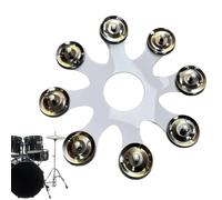 Set piatti hi-hat fai da te, piatti per batteria - Set di piatti montabili in acciaio inossidabile, professionali per charleston antiruggine, forniture multifunzionali per batteria per varia