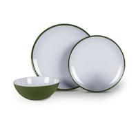 Set piatti Melamina Kampa Fern Green 4 persone