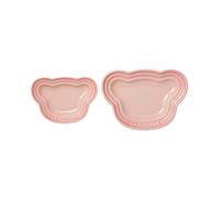 Set piatti orso bambino Le Creuset rosa latte