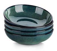 Set piatti pasta zuppiera verde gres ceramica piatti insalata 4 8 12 pezzi