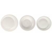 Set piatti per ristorazione bianchi Tognana Diamante 18 pz