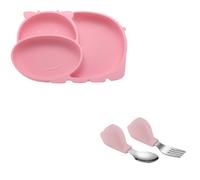 Set Piatto In Silicone Per Pasto Didattico