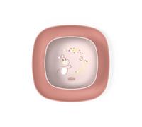 Set piatto piano e ciotola 12m+ rosa - chicco