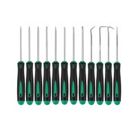 Set Pick And Hook Rimuovi O-Ring Manico in Gomma Antiscivolo Acciaio Inox