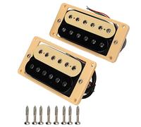 Set pickup a doppia bobina, pickup di ricambio per chitarra elettrica, pickup al manico ronzante e B con precablato 4, Pla e truction in metallo per i e prestazioni migliorate