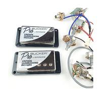 Set Pickup Al Manico Del Ponte Standard Pickup Humbucker Per Chitarra Elettrica Con Telaio Di Installazione/cablaggio Pickups Set per Chitarra Elettrica (Color : 03)