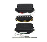 Set Pickup HSH Da 3 Pezzi Con Doppie Bobine E Magneti In Ceramica Per Chitarre Elettriche Pickup Elettrico A Doppia Bobina(Black Set)