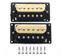 Set Pickup Humbucker Ceramici Neck e per bridge Set Pickup Humbucker | Doppia bobina, riduzione rumore, suono caldo, ideale per rock e blues, installazione facile