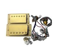 Set Pickups Per Chitarre Elettriche Pickup Humbucker Pickup Per Chitarra Elettrica 4C Gold Set Pickup Per Chitarra A Doppia Bobina(2v1T A)