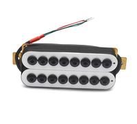 Set Pickups Per Chitarre Elettriche Pickup Per Chitarra Elettrica A Doppia Bobina E Doppio Blocco Pickup Per Chitarra Elettrica A Ombrello A 8 Corde Pickup Senza Cornice Nero(Bridge A)