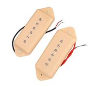 Set Pickups Per Chitarre Elettriche Pickup Single Coil Pickup Per Chitarra (manico E Ponte) Per Chitarra Elettrica LP Argento/Giallo/BK 50/52mm(Yellow)
