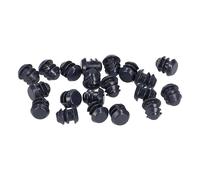 Set Piedini in Gomma per Griglia Muldengitter Electrolux 4055381125, 20 pz Nero